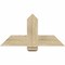 Ekena Millwork Eugene Rough Sawn Timber Gable Bracket, Douglas Fir, 36"W x 18"H x 4"D x 6"F, 12/12 Pitch GBW036X18X0406EUG00RDF - alternate 1